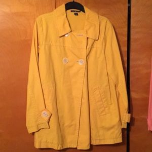 Gap Golden Yellow Trench Coat